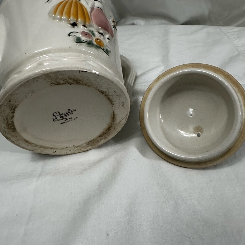 Porcelier Vitreous 8” China Vintage Dutch Boy & Girl 1940s - Picture 5 of 5